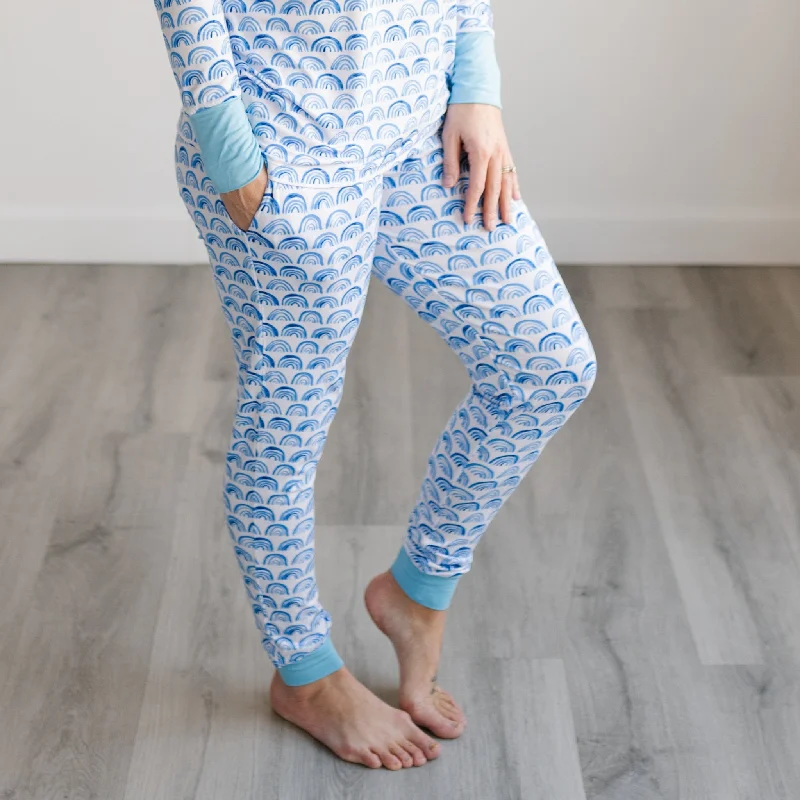 women's pajamas for all-night comfortBlue Rainbows Women's Pajama Pants