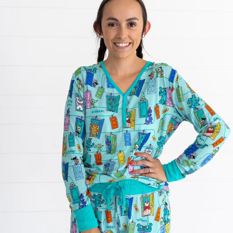 women's pajamas for those who love to dreamDisney Monsters, Inc. Scream Team Women's Pajama Top