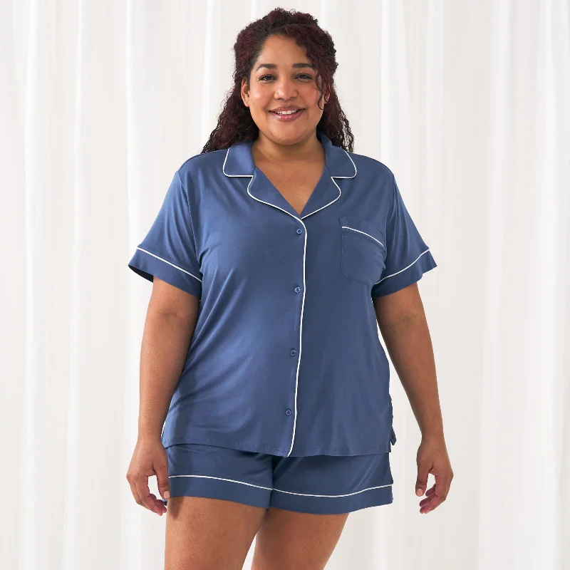 women's pajamas for those who love to indulgeIndigo Women's Short Sleeve & Shorts Pajama Set